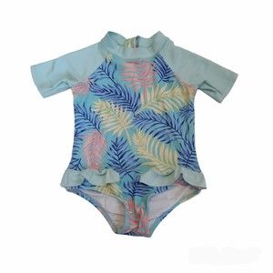 Ripcurl Toddler Girls Tropical Zip Up Swimsuit OS